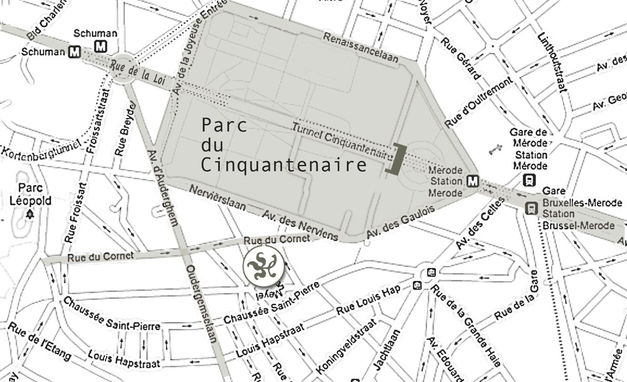 Etterbeek B&B A Cote Du Cinquantenaire المظهر الخارجي الصورة